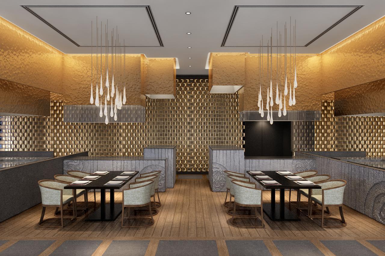 Four Seasons Hotel Kuwait at Burj Alshaya Kuwait City Exterior foto Interior of the restaurant